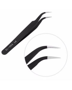 Dermarolling Black Tweezer - Wimperpincet ESD #15