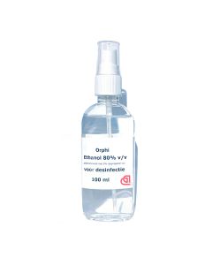 Dermarolling Desinfectie Spray Alcohol 80% - 100ml. Met spray kop.