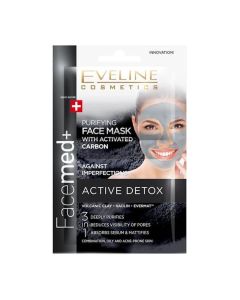 Eveline Cosmetics Facemed+ Purifying Face Mask With Activated Carbon 3in1 - 2x5ml. #6