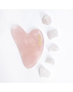 FLUFF Gua Sha Stone Rose Quartz