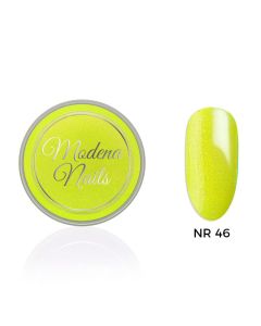 Modena Nails Acryl Neon Glitter Geel - 46