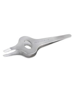 Tweezerman Brede Grip Schuine Pincet Stainless Steel 