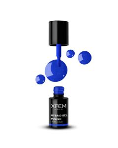 XFEM Donkerblauw UV/LED Hybrid Gellak 6ml. #0125