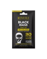 Revuele Peel Off Black Mask 3D Pro Collagen 15ml.