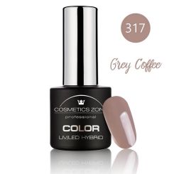 Cosmetics Zone UV/LED Hybrid Gellak 7ml. Grey Coffee 317