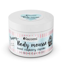 Nacomi Body Mousse Sweet Raspberry Cupcake 180ml.